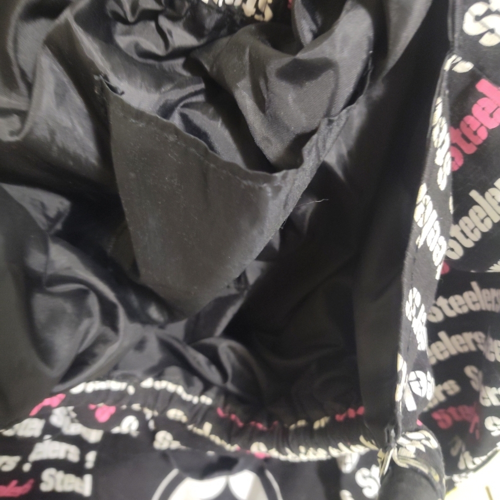 Stylish Black and Pink Steelers Hobo Bag - Picture 5 of 7